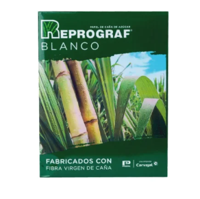 Papel de caña de azúcar tamaño carta Resma 500 hojas Blanca
