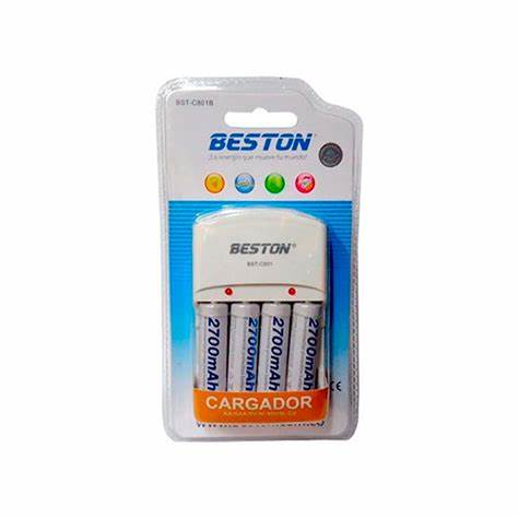 Baterías recargables Beston / Con cargador